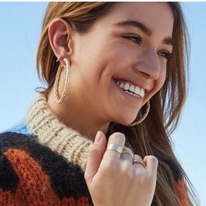 Kendra Scott gold hoops